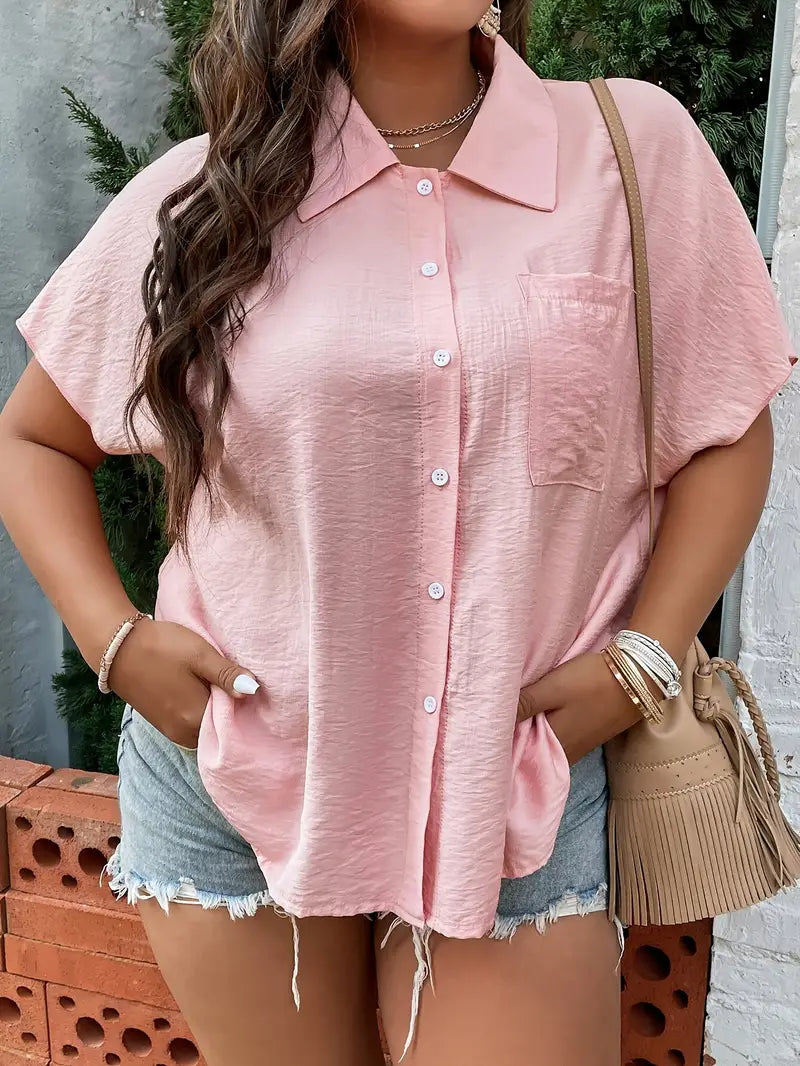 Blusa Amplia Para Mujer | Ideal Para Uso Diario En Interior Y Exterior