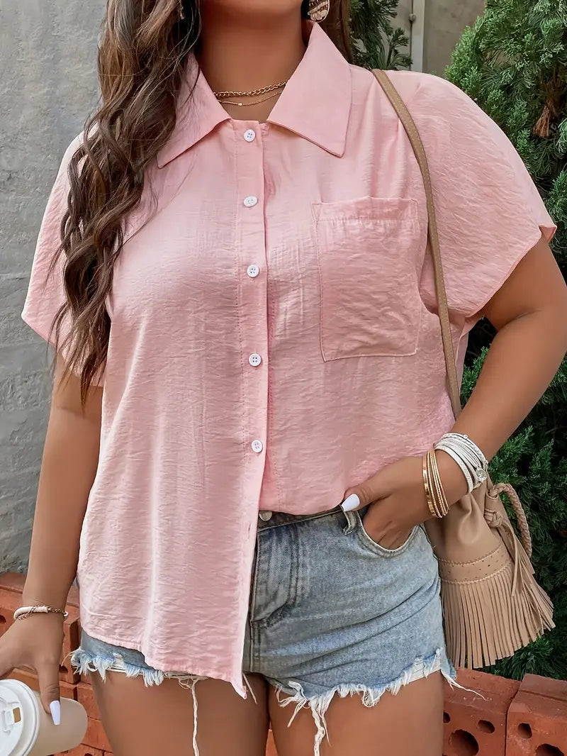 Blusa Amplia Para Mujer | Ideal Para Uso Diario En Interior Y Exterior