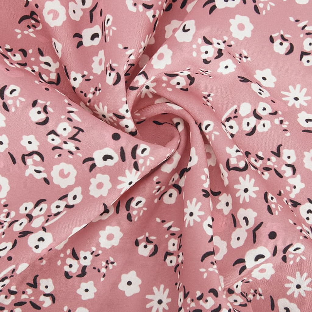 Vestido Midi Con Estampado Floral Y Mangas Medias Para Mujer | Ideal Para Días Cálidos Y Ocasiones Informales