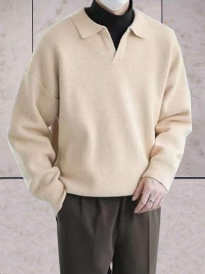Jersey de Manga Larga con Cuello Redondo para Hombre | Ideal para Uso Diario