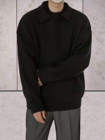 Jersey de Manga Larga con Cuello Redondo para Hombre | Ideal para Uso Diario