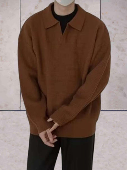 Jersey de Manga Larga con Cuello Redondo para Hombre | Ideal para Uso Diario