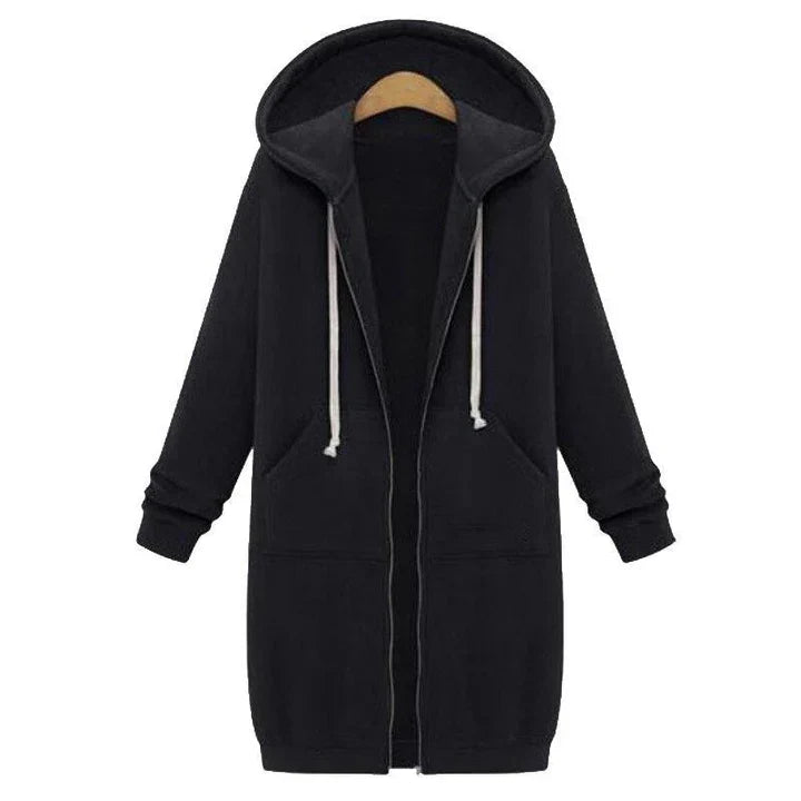 Abrigo De Invierno Largo Con Capucha Para Mujer | Ideal Para Invierno