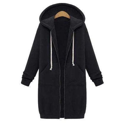 Abrigo De Invierno Largo Con Capucha Para Mujer | Ideal Para Invierno