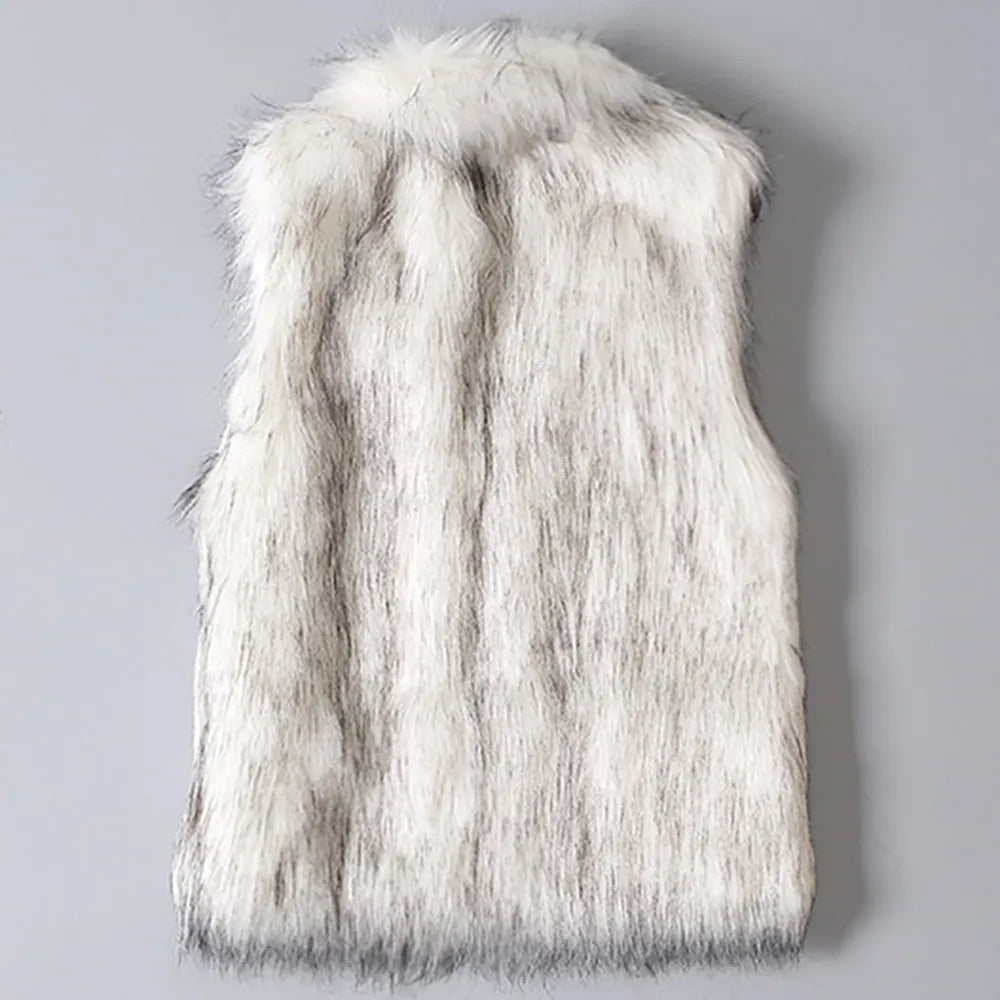 Chaleco Sin Mangas con Cuello Alto para Mujer | Ideal para La Temporada Fría
