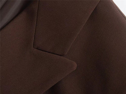 Blazer Con Cierre Cruzado Y Botones Para Mujer | Ideal Para Contextos Profesionales Y Uso Diario