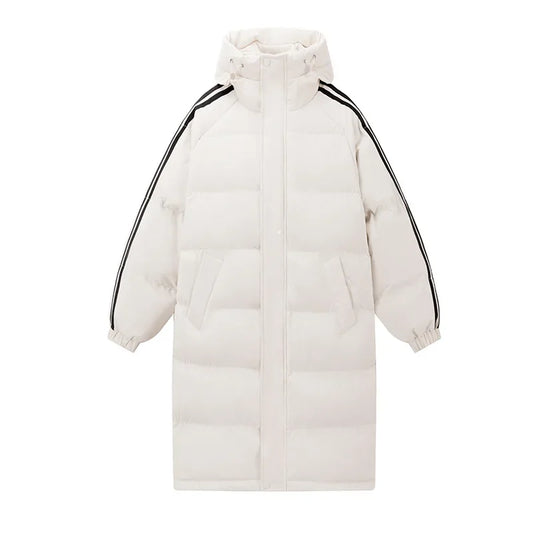 Chaqueta De Esquí Larga Con Capucha Para Adultos | Ideal Para Otoño E Invierno