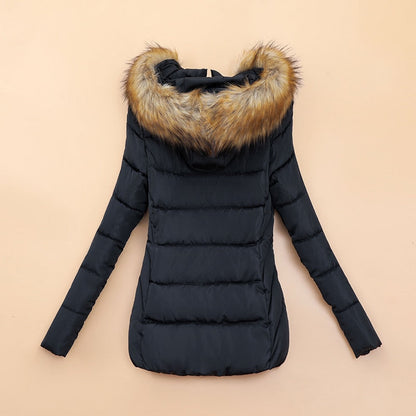Chaqueta Acolchada con Capucha para Mujer | Ideal para La Temporada Fría