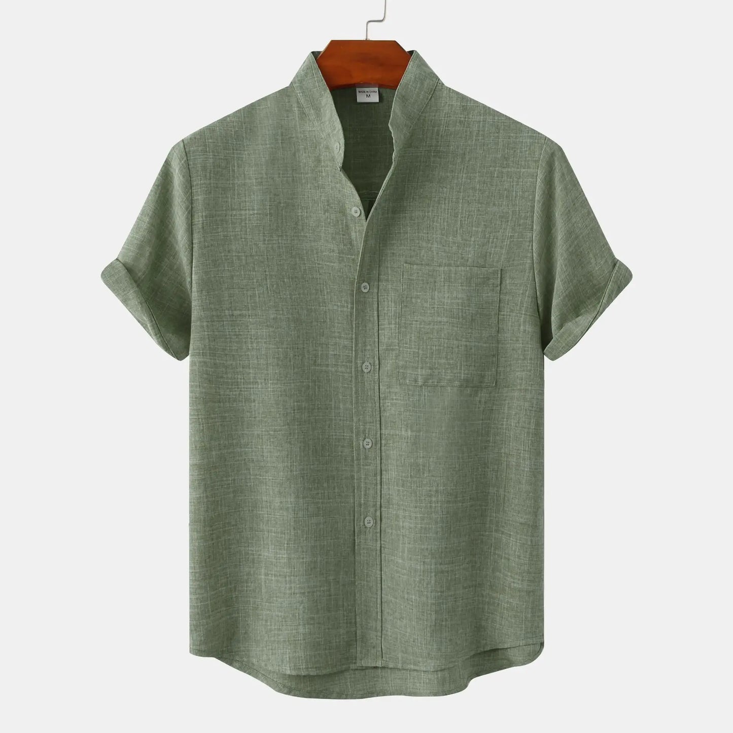 Camisa de Manga Larga de Corte Recto para Hombres | Ideal para Uso Diario y Ocio