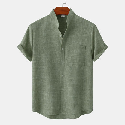 Camisa de Manga Larga de Corte Recto para Hombres | Ideal para Uso Diario y Ocio