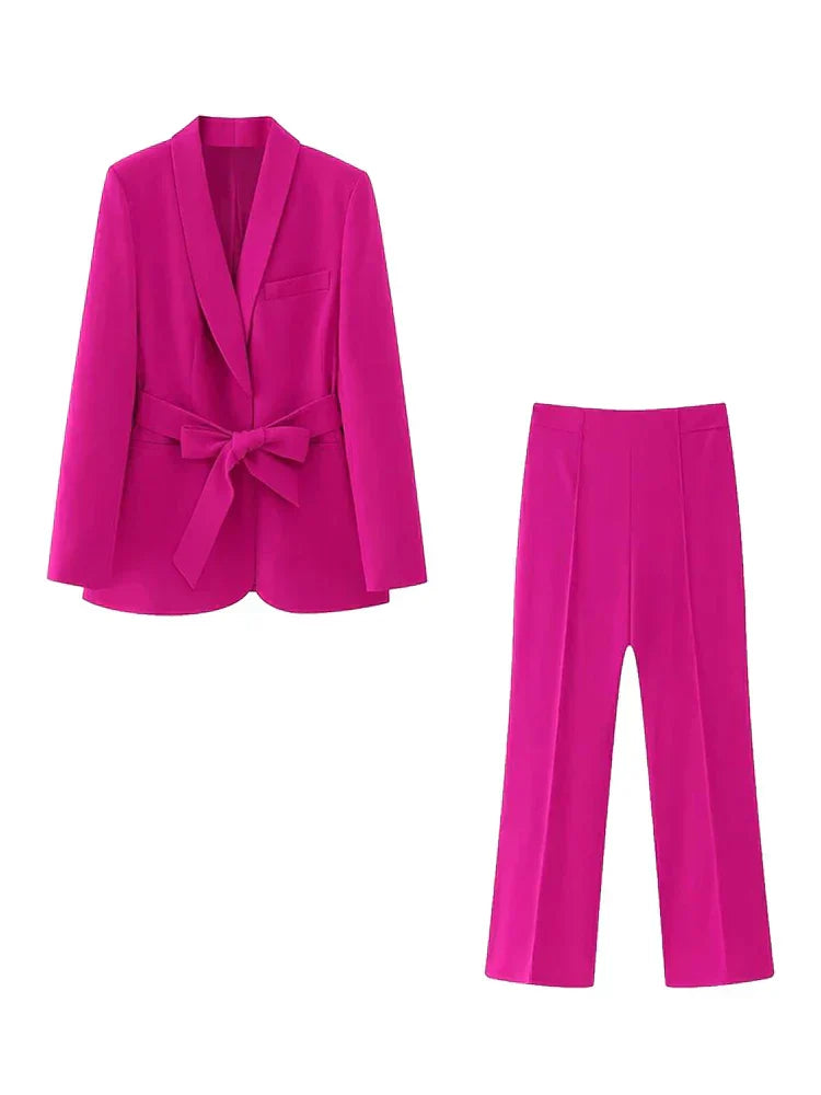 Conjunto de Dos Piezas con Top y Pantalón Coordinados para Mujer | Ideal para Todo el Año