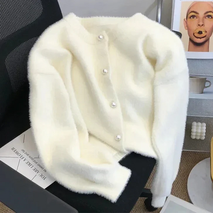 Cárdigan de Punto con Cierre de Botones para Mujer | Ideal para Días Frescos