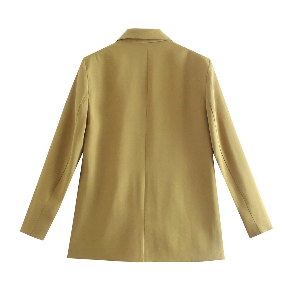 Blazer Con Cierre Cruzado Y Botones Para Mujer | Ideal Para Contextos Profesionales Y Uso Diario