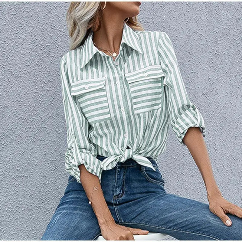 Blusa con Cierre Abotonado para Mujer | Ideal para Uso Diario