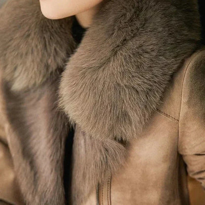 Chaqueta Biker con Cierre Delantero para Mujer | Ideal para Otoño e Invierno