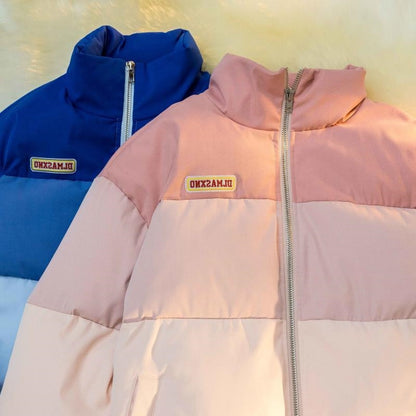 Chaqueta Acolchada con Cremallera y Cuello Alto para Mujer | Ideal para Invierno