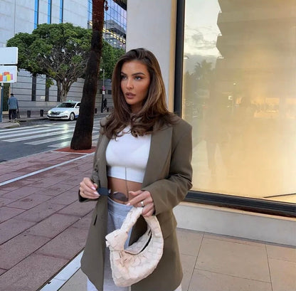 Blazer Oversize con Estructura para Mujer | Ideal para Uso Diario y Profesional