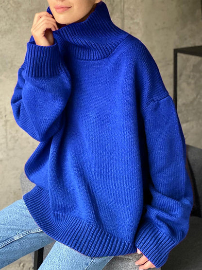 Jersey Con Corte Regular Y Diseño Básico Para Mujer | Ideal Para Otoño E Invierno
