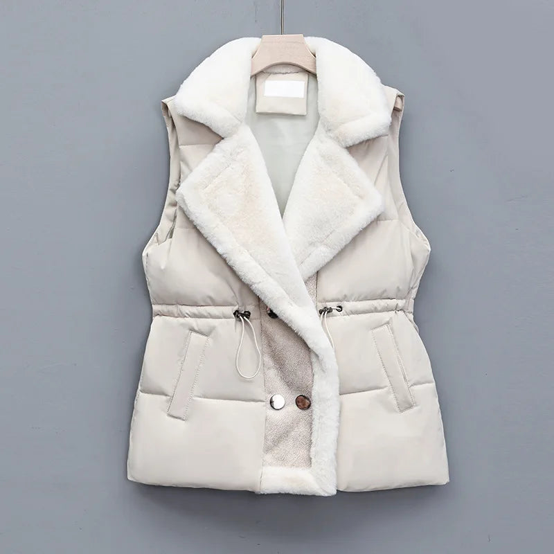 Chaleco Acolchado con Detalle Funcional para Mujer | Ideal para Invierno