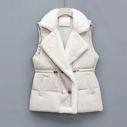 Chaleco Acolchado con Detalle Funcional para Mujer | Ideal para Invierno