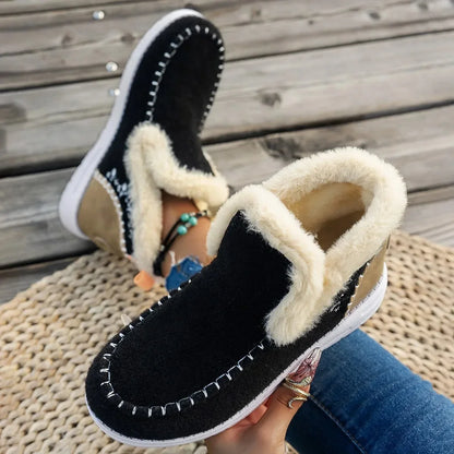 Botas De Invierno Con Punta Redonda Para Mujer | Ideal Para Uso Diario