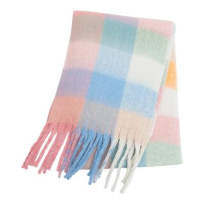 Bufanda Con Diseño Multicolor Para Adultos | Ideal Para Invierno