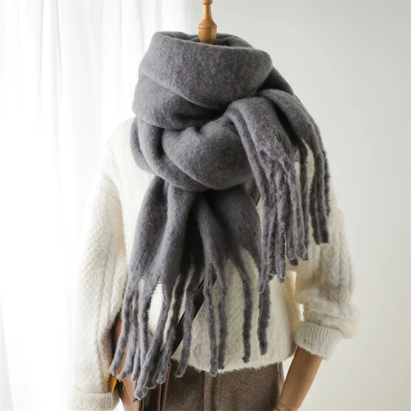 Bufanda Con Largo Extendido Para Adultos | Ideal Para Otoño, Invierno Y Primavera