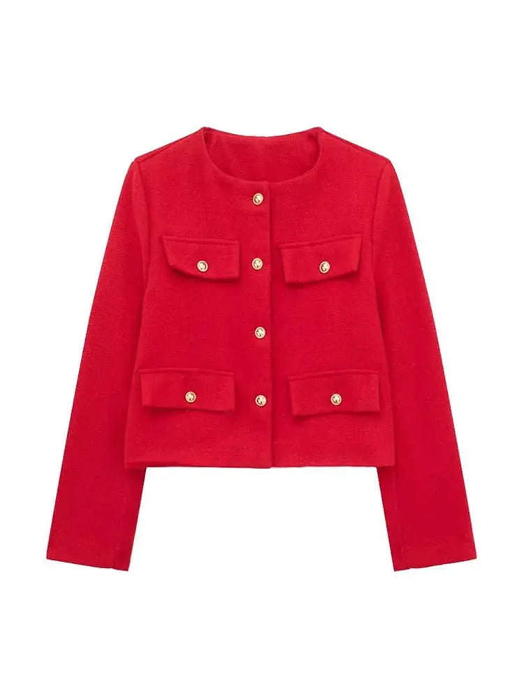 Blazer con Corte Recto y Cierre de Botones para Personas Adultas | Ideal para Uso Profesional y Diario