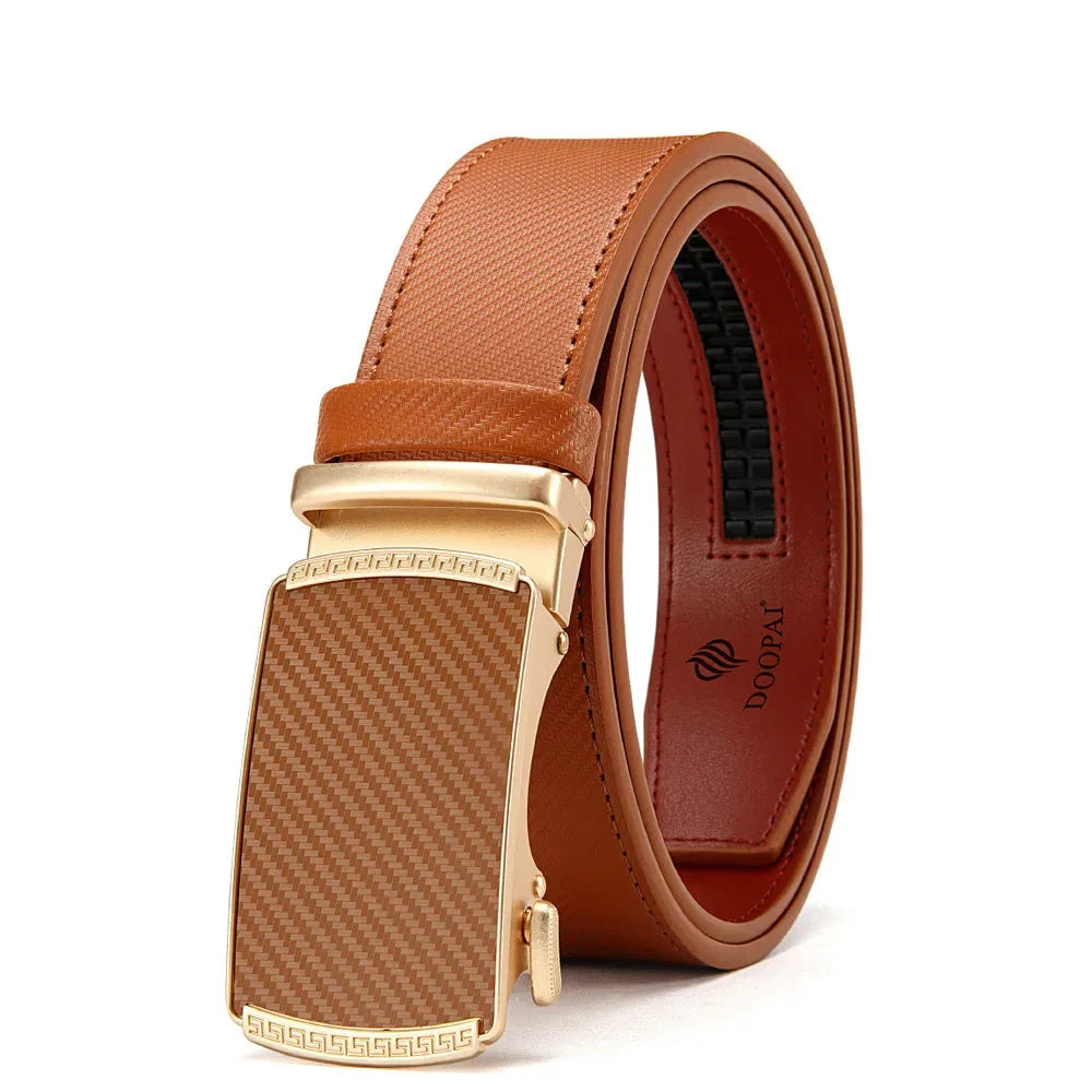 Cinturón con Hebilla Automática para Hombres | Ideal para Uso Diario y Formal
