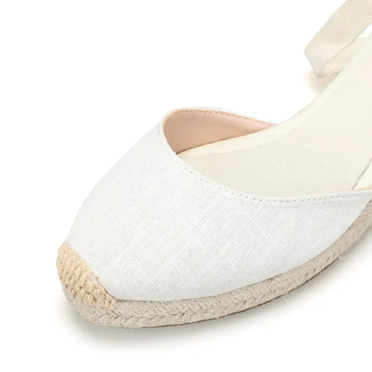Zapatos Planos Con Cordones En El Tobillo Para Mujer | Ideales Para Uso Diario En Temporadas Cálidas