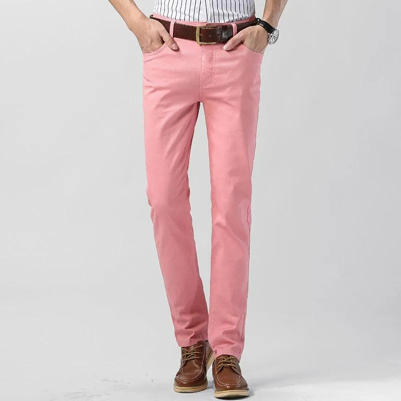 Pantalón de Color con Corte Moderno para Hombre | Ideal para Diferentes Ocasiones