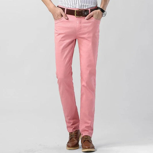 Pantalón de Color con Corte Moderno para Hombre | Ideal para Diferentes Ocasiones