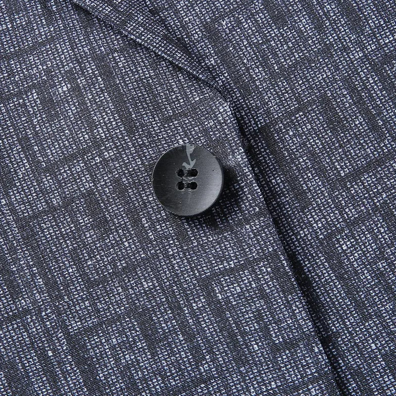 Blazer Con Motivo Geométrico Y Corte Estándar Para Hombre | Ideal Para Usos Formales Y Semi-Formales
