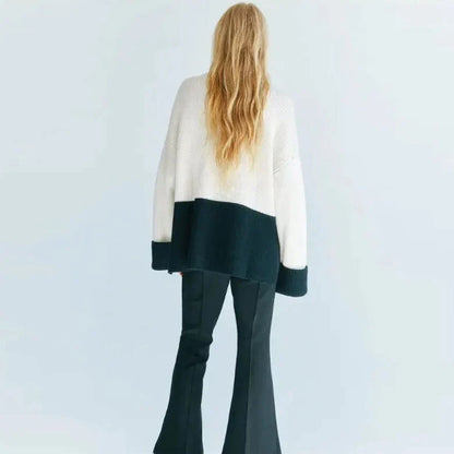 Jersey Con Diseño Sencillo Y Corte Regular Para Mujer | Ideal Para Otoño E Invierno