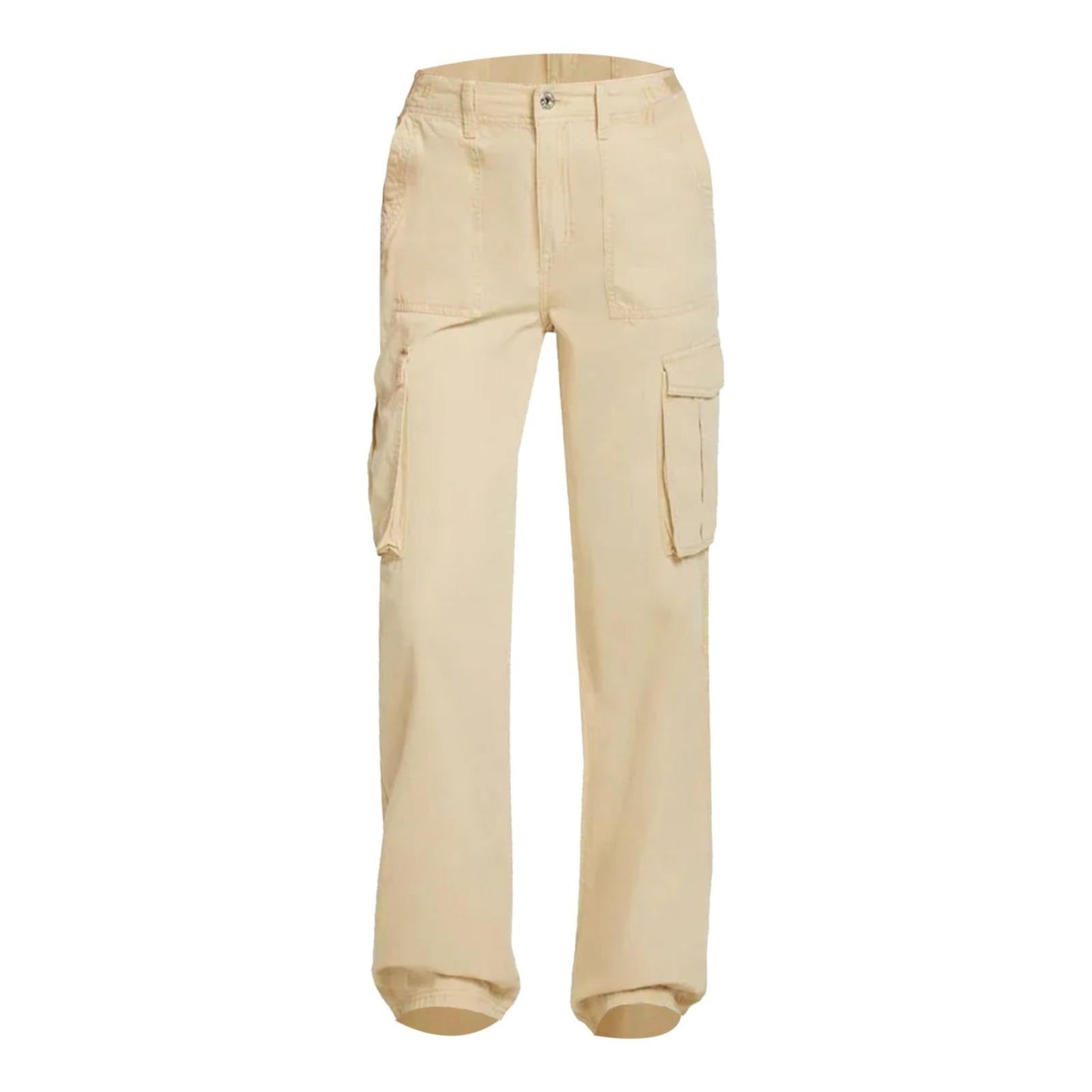 Pantalón Cargo Con Talla Ajustable Y Múltiples Bolsillos Para Mujer | Ideal Para Uso Diario Y Actividades Al Aire Libre