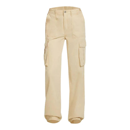 Pantalón Cargo Con Talla Ajustable Y Múltiples Bolsillos Para Mujer | Ideal Para Uso Diario Y Actividades Al Aire Libre