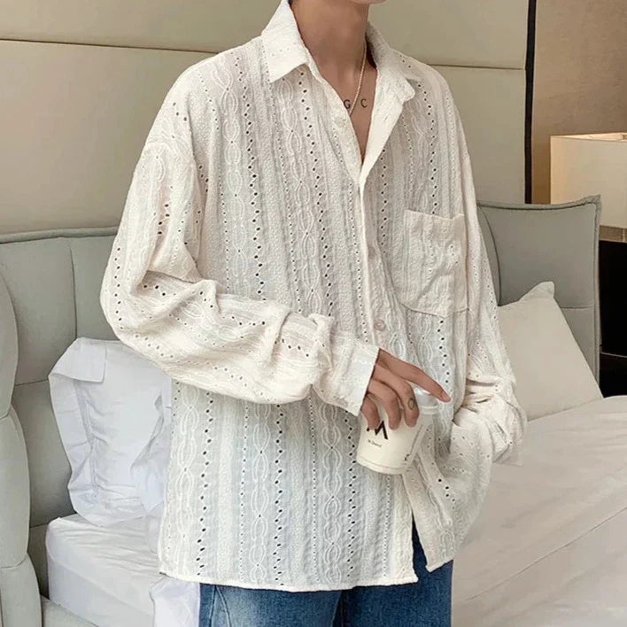 Camisa de Manga Larga con Cuello Clásico para Mujer | Ideal para Uso Diario o Ocasiones Informales