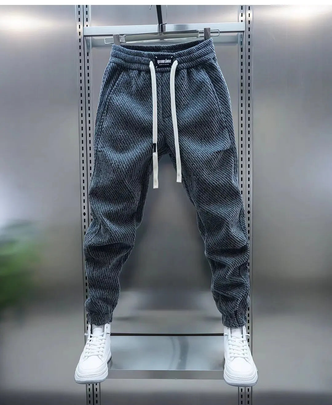 Pantalón Jogger Con Cintura Elástica Y Corte Tobillero Para Hombre | Ideal Para Uso Diario