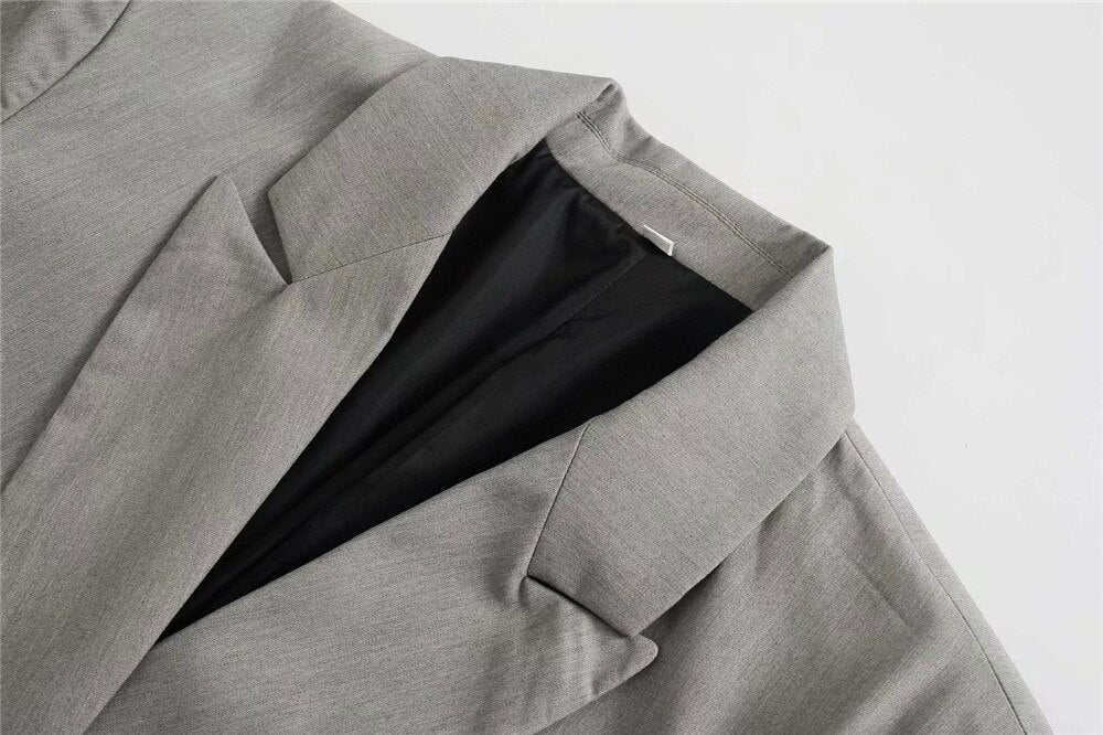 Blazer Con Cierre Cruzado Y Botones Para Mujer | Ideal Para Contextos Profesionales Y Uso Diario