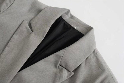 Blazer Con Cierre Cruzado Y Botones Para Mujer | Ideal Para Contextos Profesionales Y Uso Diario