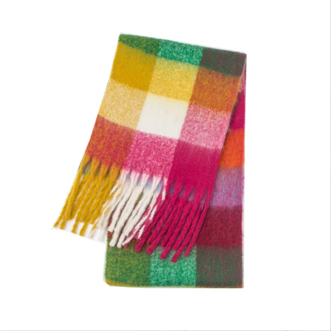 Bufanda Con Diseño Multicolor Para Adultos | Ideal Para Invierno