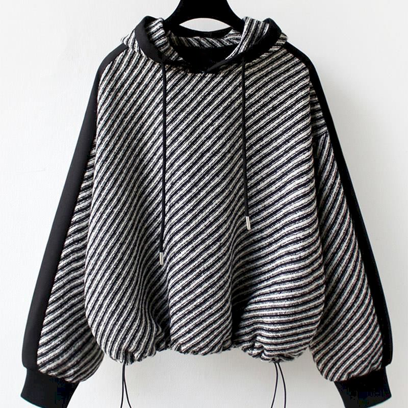Sudadera Con Capucha y Motivo De Rayas Para Hombre | Ideal Para Días Frescos