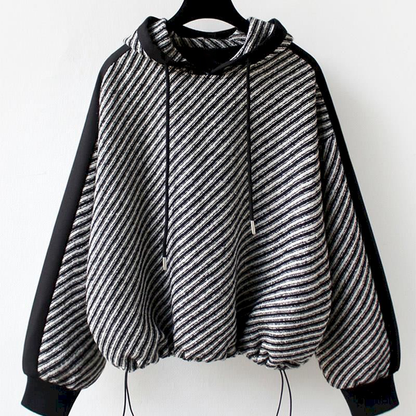 Sudadera Con Capucha y Motivo De Rayas Para Hombre | Ideal Para Días Frescos