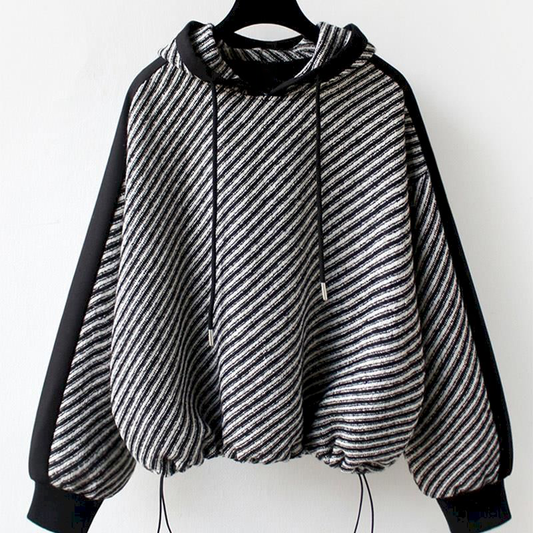 Sudadera Con Capucha y Motivo De Rayas Para Hombre | Ideal Para Días Frescos