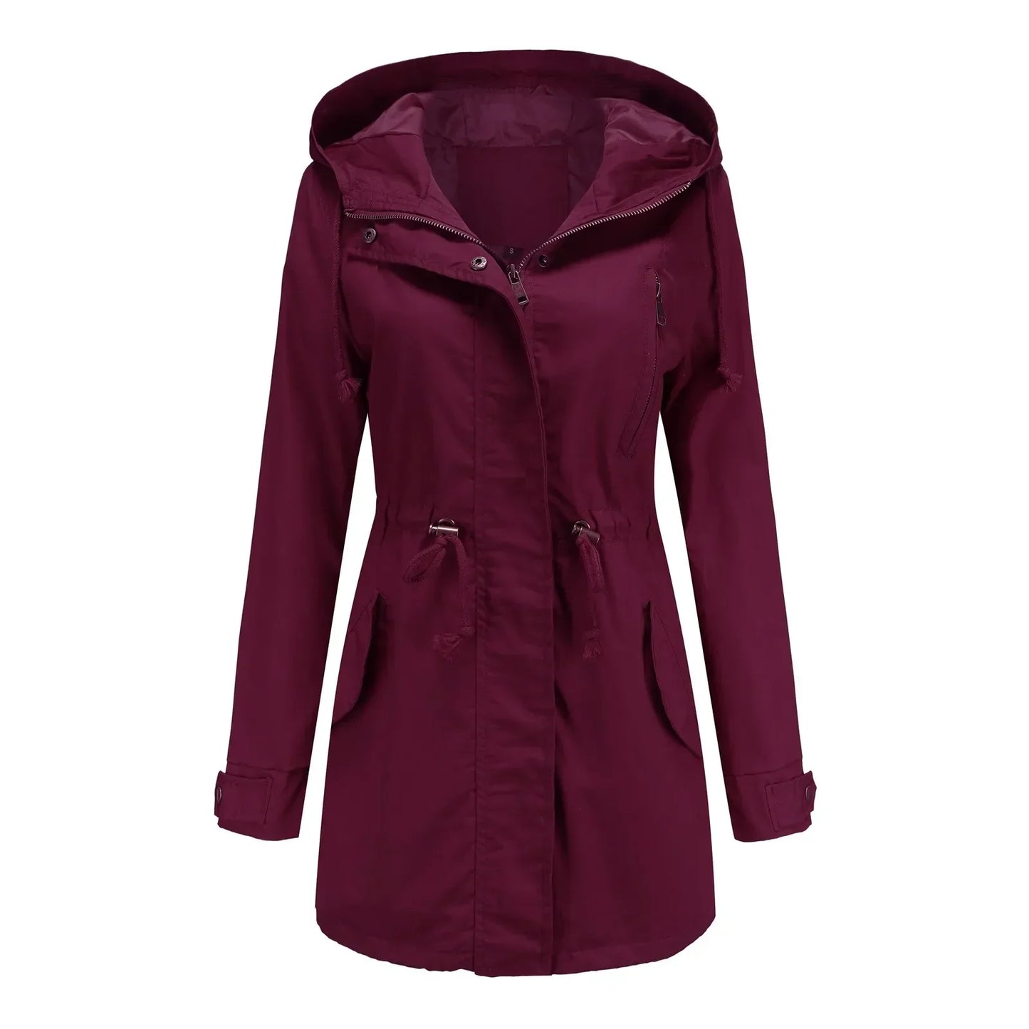 Parka Larga con Capucha Integrada para Mujer | Ideal para la Temporada Fría