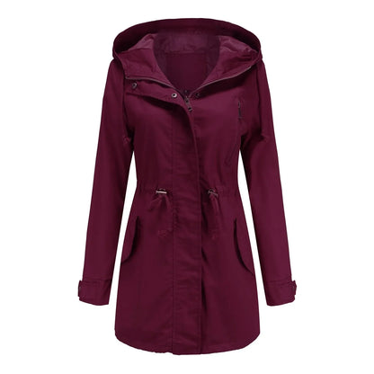 Parka Larga con Capucha Integrada para Mujer | Ideal para la Temporada Fría