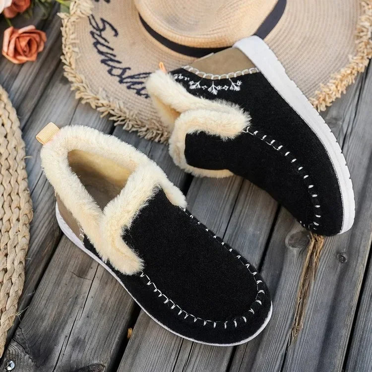 Botas De Invierno Con Punta Redonda Para Mujer | Ideal Para Uso Diario