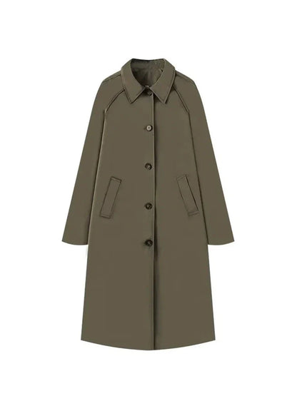 Trench Oversize con Corte Recto para Mujer | Ideal como Prenda Exterior