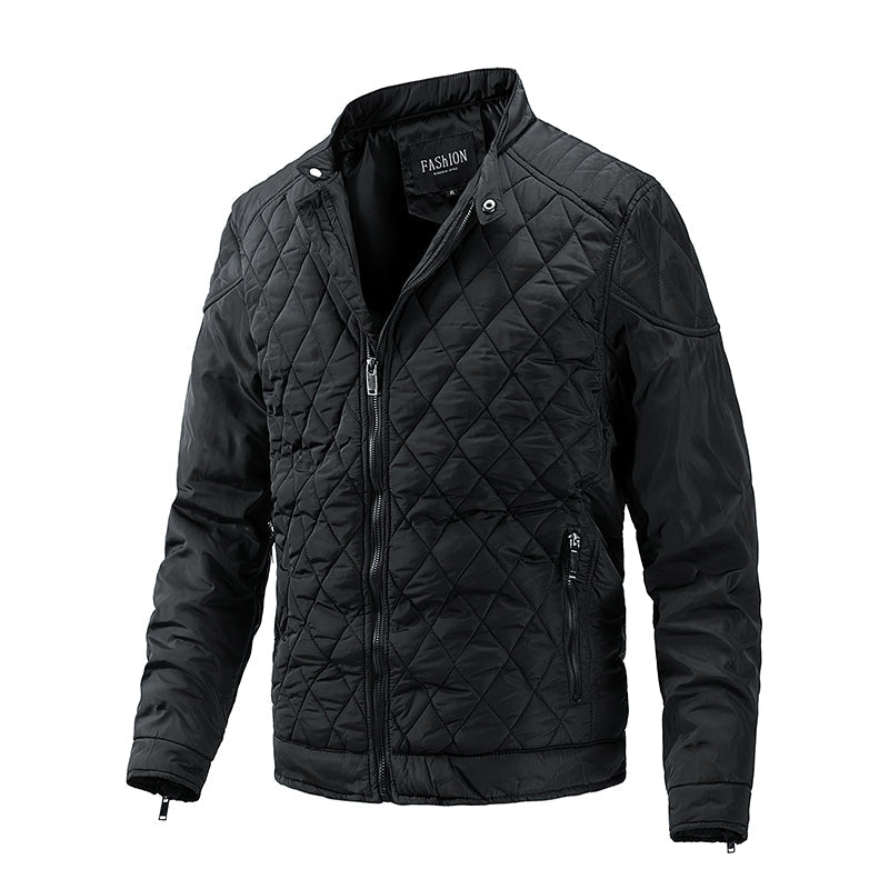 Chaqueta Con Cuello Alto Y Cierre De Cremallera Para Hombre | Ideal Para Uso Diario