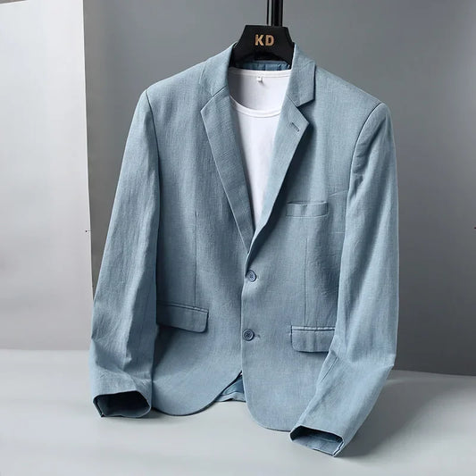 Blazer Con Corte Estándar Para Hombre | Ideal Para Temporadas Cálidas Y Uso Profesional Ligero